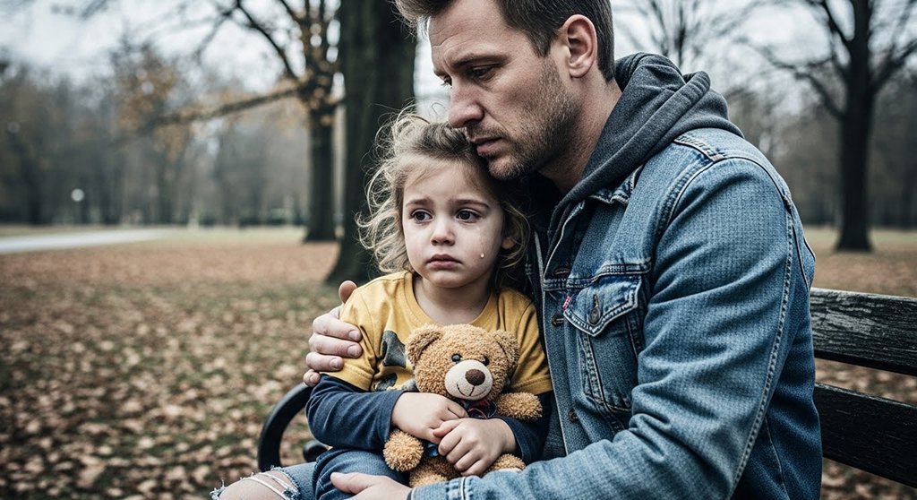 Vingers wijzen naar vaders